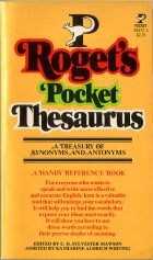 Roget's Pocket Thesaurus. Sylvester Mawson, Ktherine A. Whiting